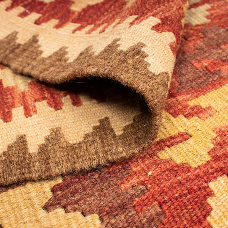 Kelim tapijt - Splash - 195 x 141 cm - veelkleurig