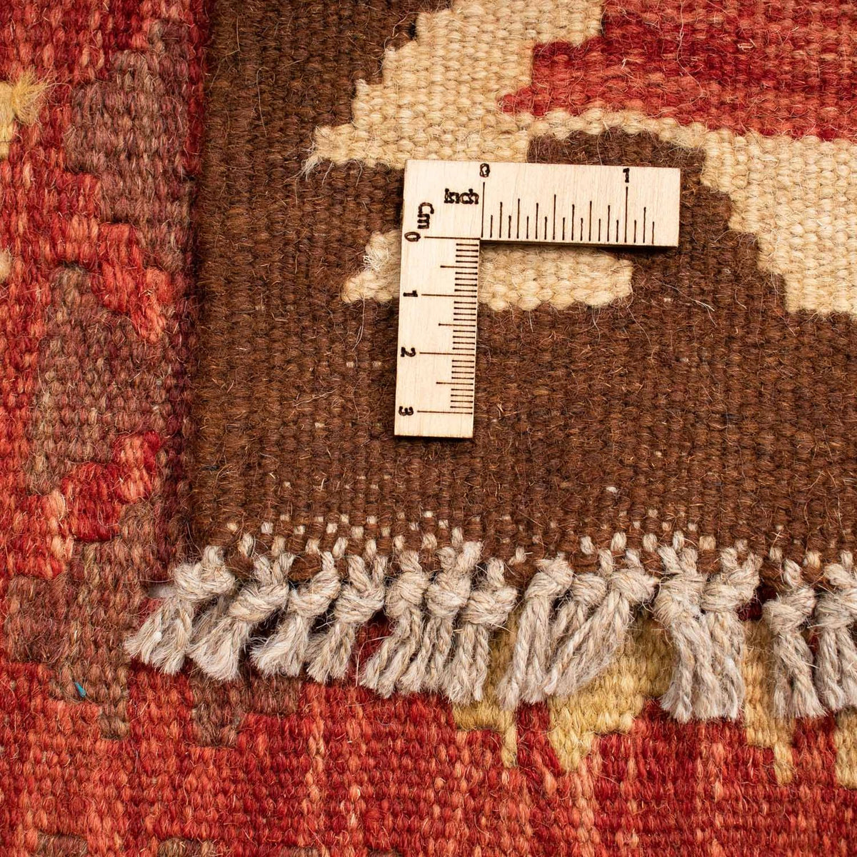 Kelim tapijt - Splash - 195 x 141 cm - veelkleurig