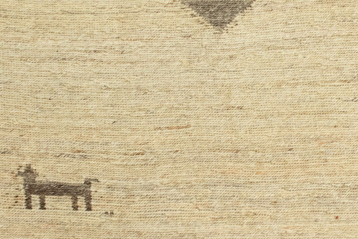 Gabbeh tapijt - Perzisch - 205 x 138 cm - beige