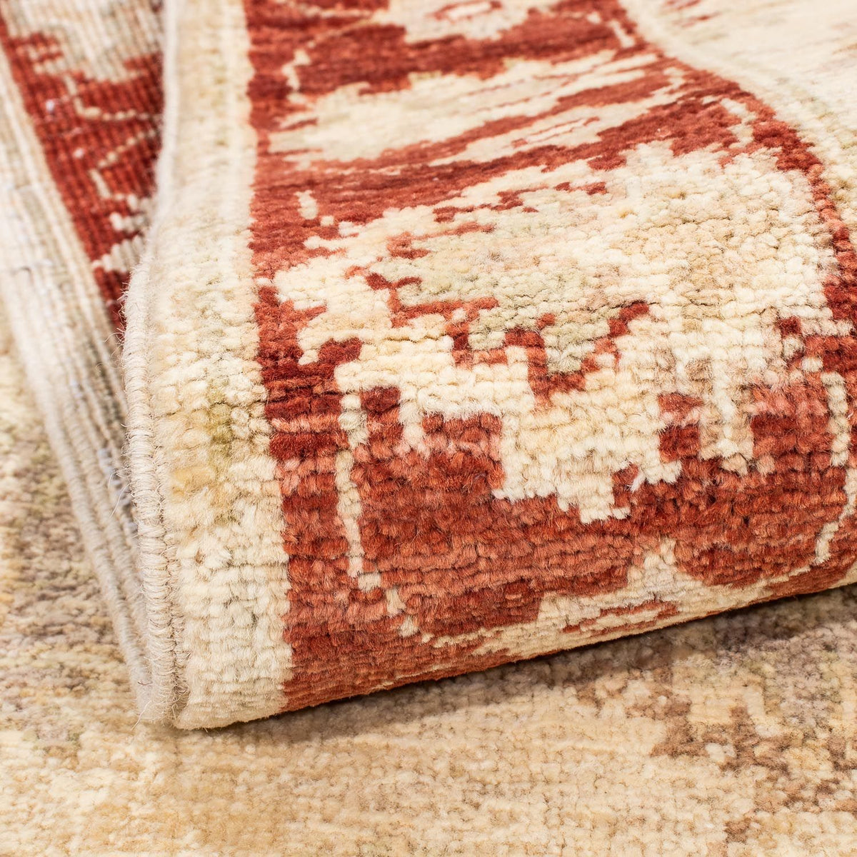 Loper Ziegler tapijt - 256 x 78 cm - beige