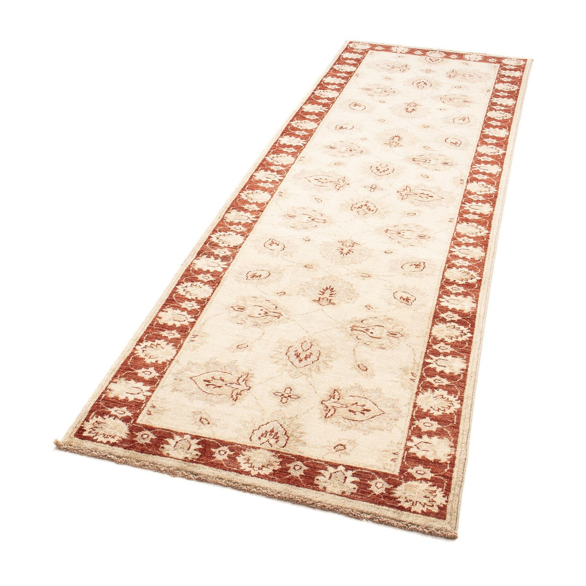 Loper Ziegler tapijt - 256 x 78 cm - beige