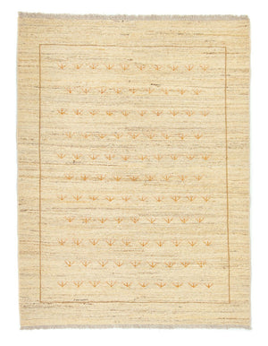 Gabbeh tapijt - Perzisch - 195 x 147 cm - beige