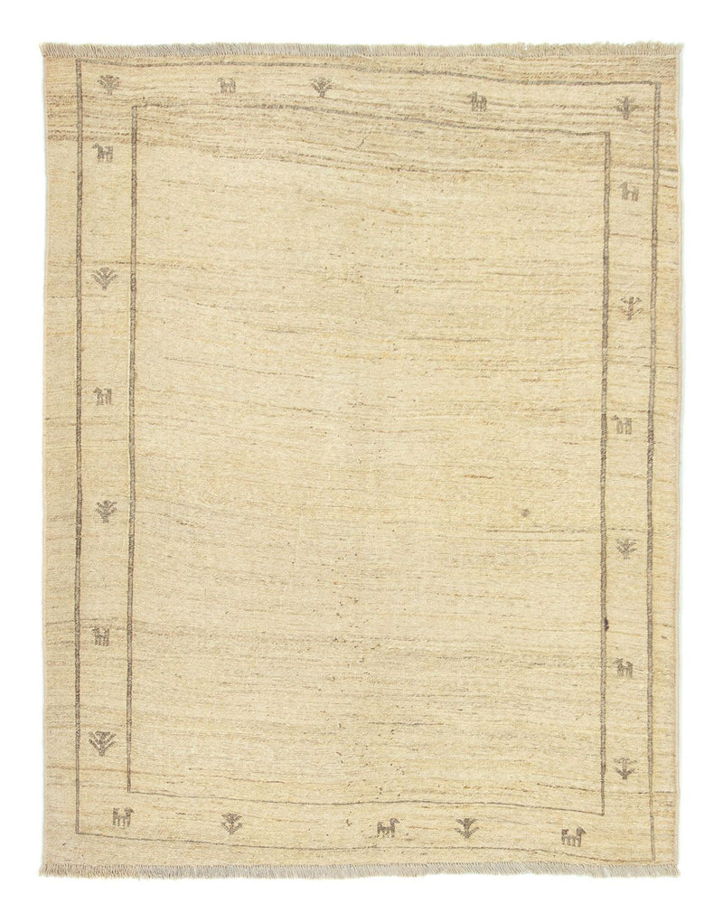 Gabbeh tapijt - Perzisch - 191 x 150 cm - beige
