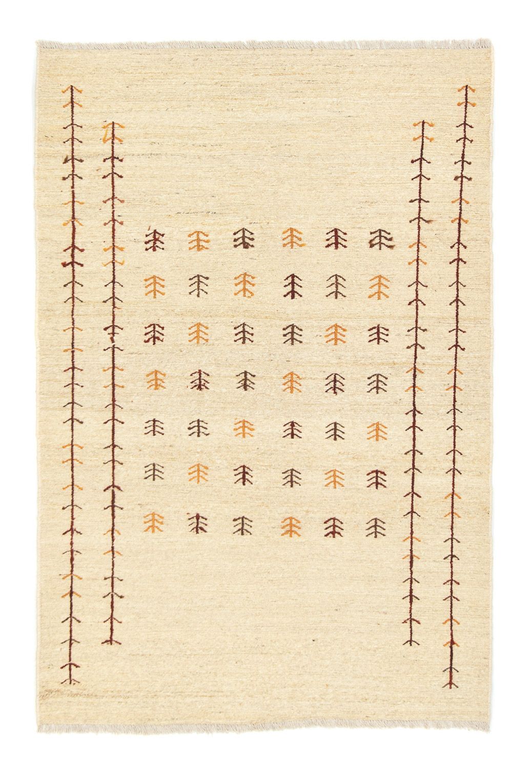 Gabbeh tapijt - Perzisch - 175 x 117 cm - beige