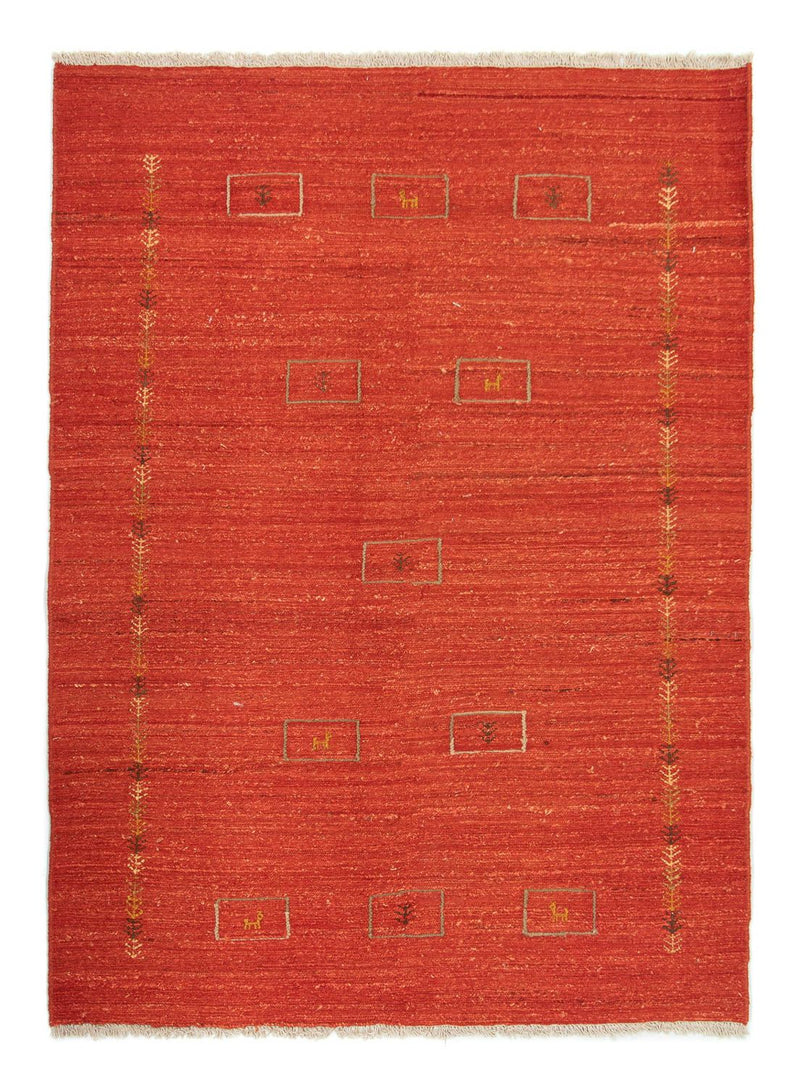 Gabbeh tapijt - Perzisch - 198 x 143 cm - rood