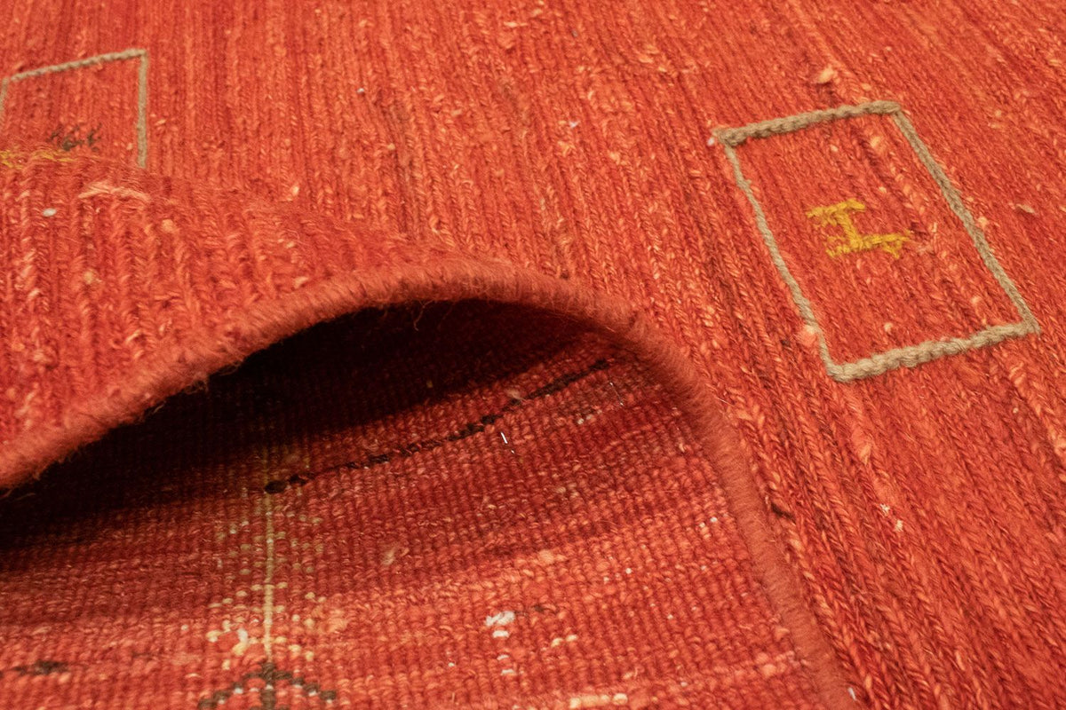 Gabbeh tapijt - Perzisch - 198 x 143 cm - rood