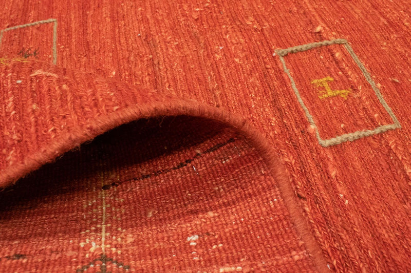 Gabbeh tapijt - Perzisch - 198 x 143 cm - rood