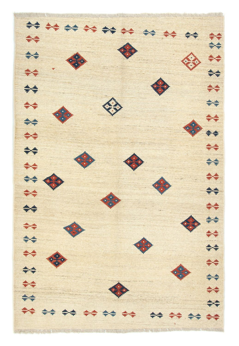 Gabbeh tapijt - Perzisch - 232 x 154 cm - beige