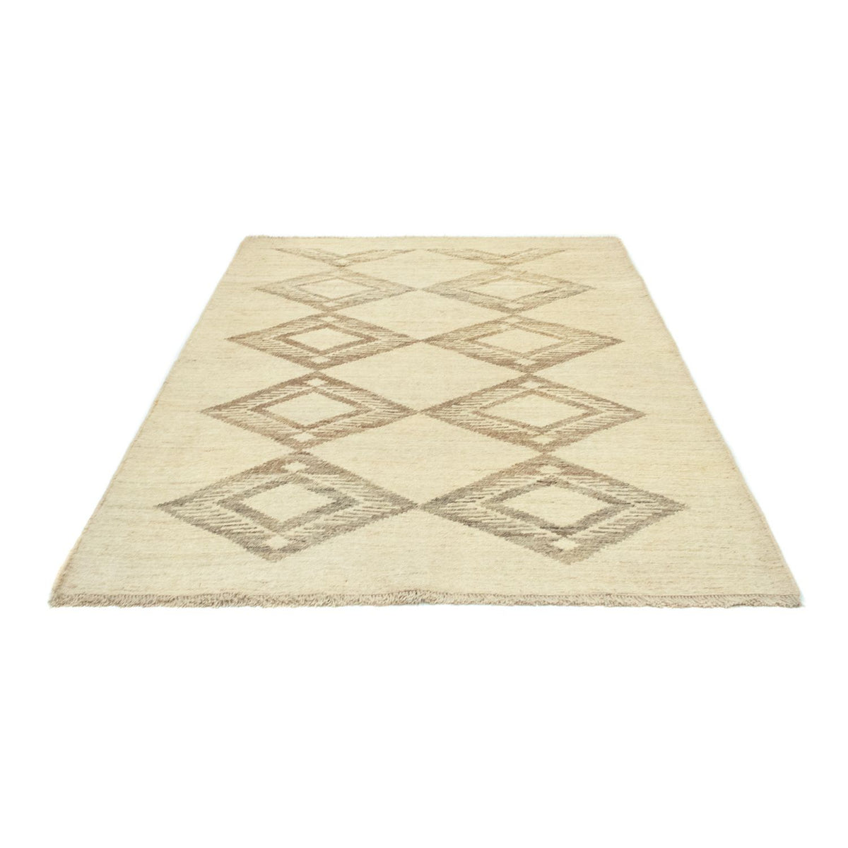 Gabbeh tapijt - Perzisch - 198 x 146 cm - beige