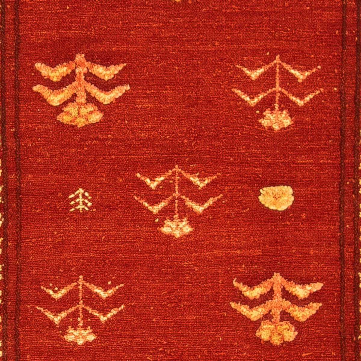 Gabbeh Tapijt - Loribaft Perzisch - 150 x 97 cm - donkerrood