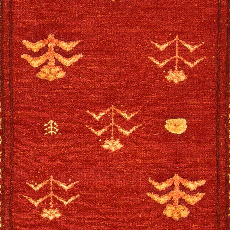 Gabbeh Tapijt - Loribaft Perzisch - 150 x 97 cm - donkerrood