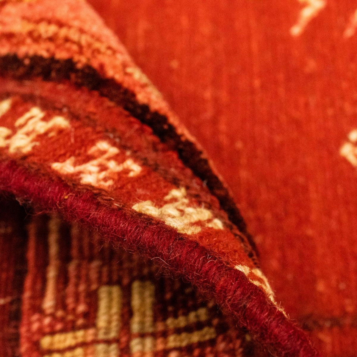 Gabbeh Tapijt - Loribaft Perzisch - 150 x 97 cm - donkerrood