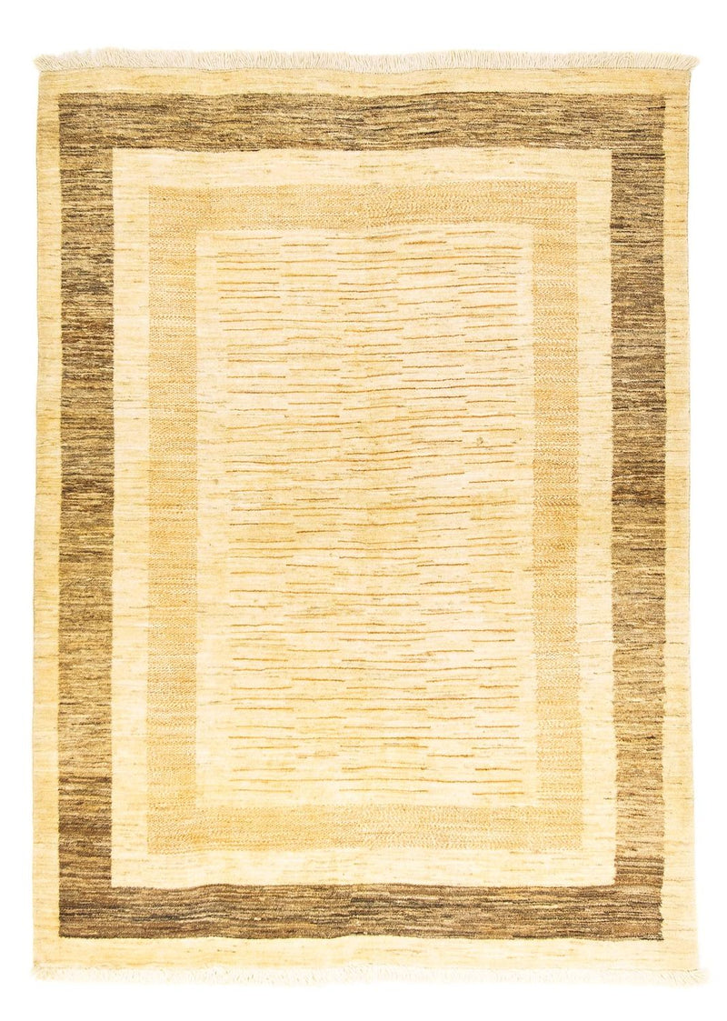 Gabbeh Tapijt - Loribaft Perzisch - 195 x 146 cm - beige
