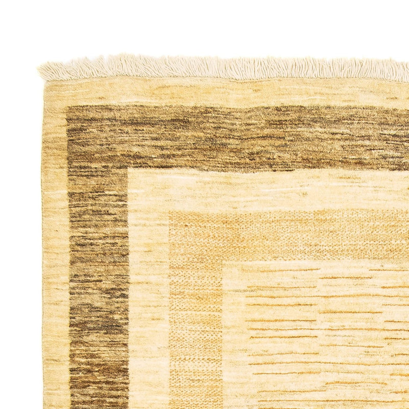Gabbeh Tapijt - Loribaft Perzisch - 195 x 146 cm - beige