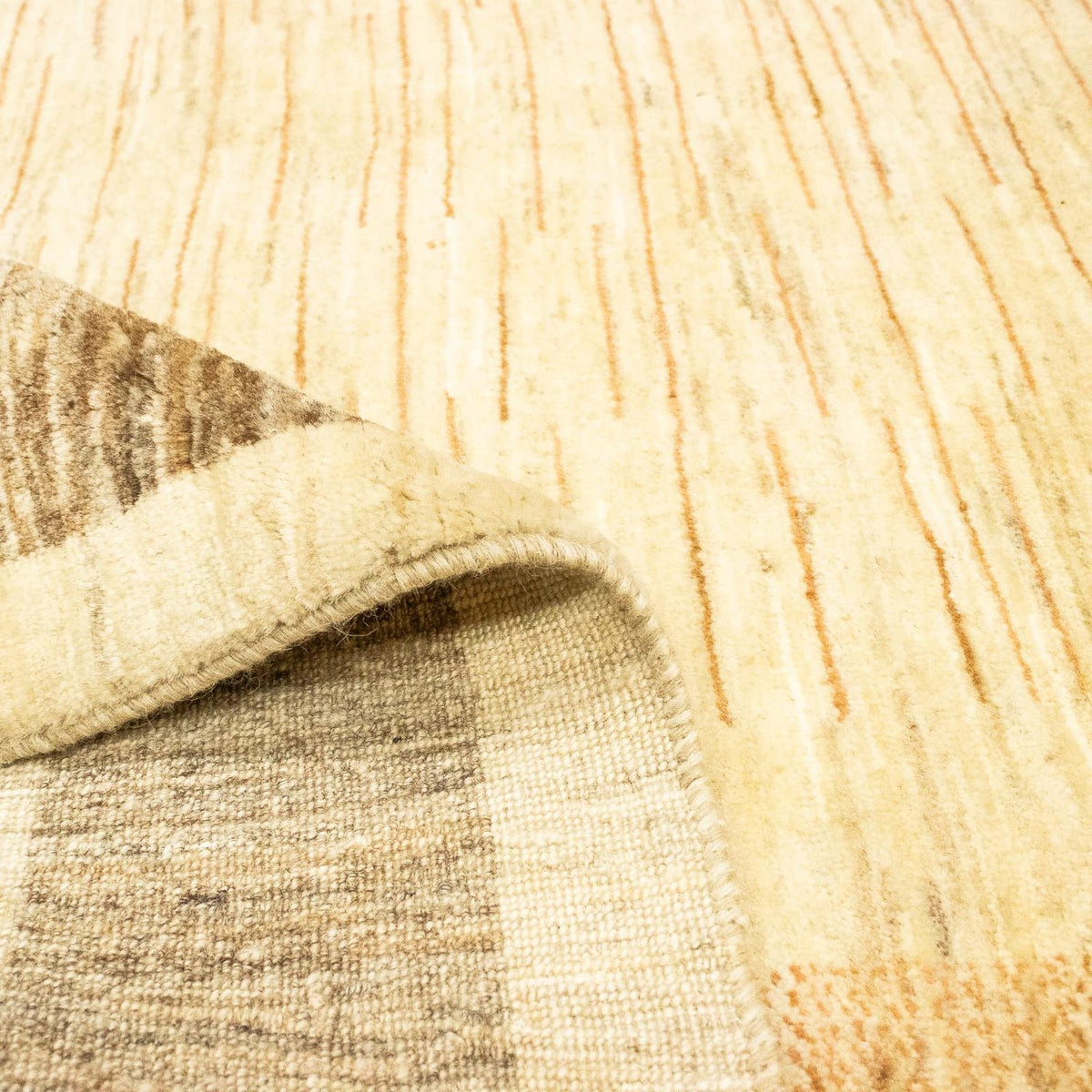 Gabbeh Tapijt - Loribaft Perzisch - 195 x 146 cm - beige