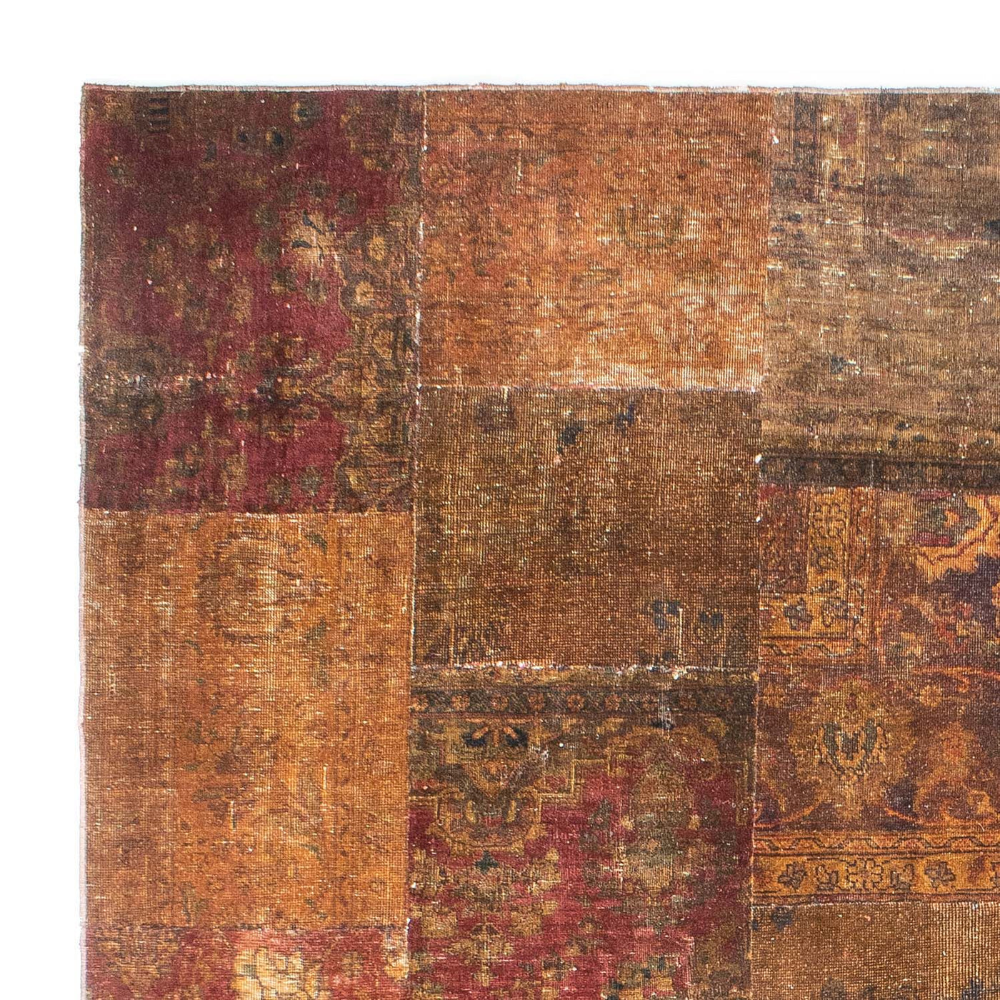 Patchwork tapijt 296x246cm - Perserteppich Wollteppich