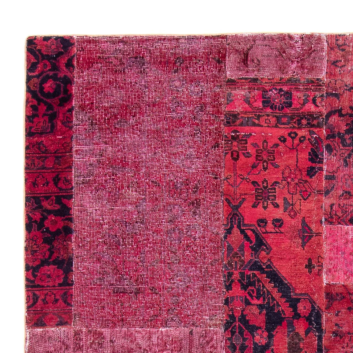 Patchwork tapijt 269x180cm - Perserteppich Wollteppich