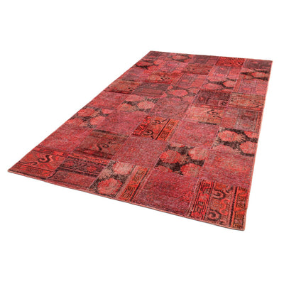 Patchwork tapijt 144x241cm - Perserteppich Wollteppich