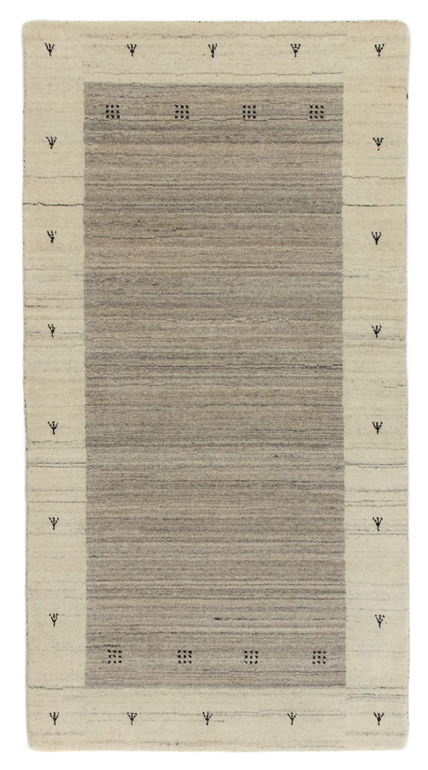 Gabbeh Tapijt - Loribaft Perzisch - 140 x 70 cm - beige