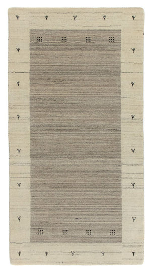 Gabbeh Tapijt - Loribaft Perzisch - 140 x 70 cm - beige