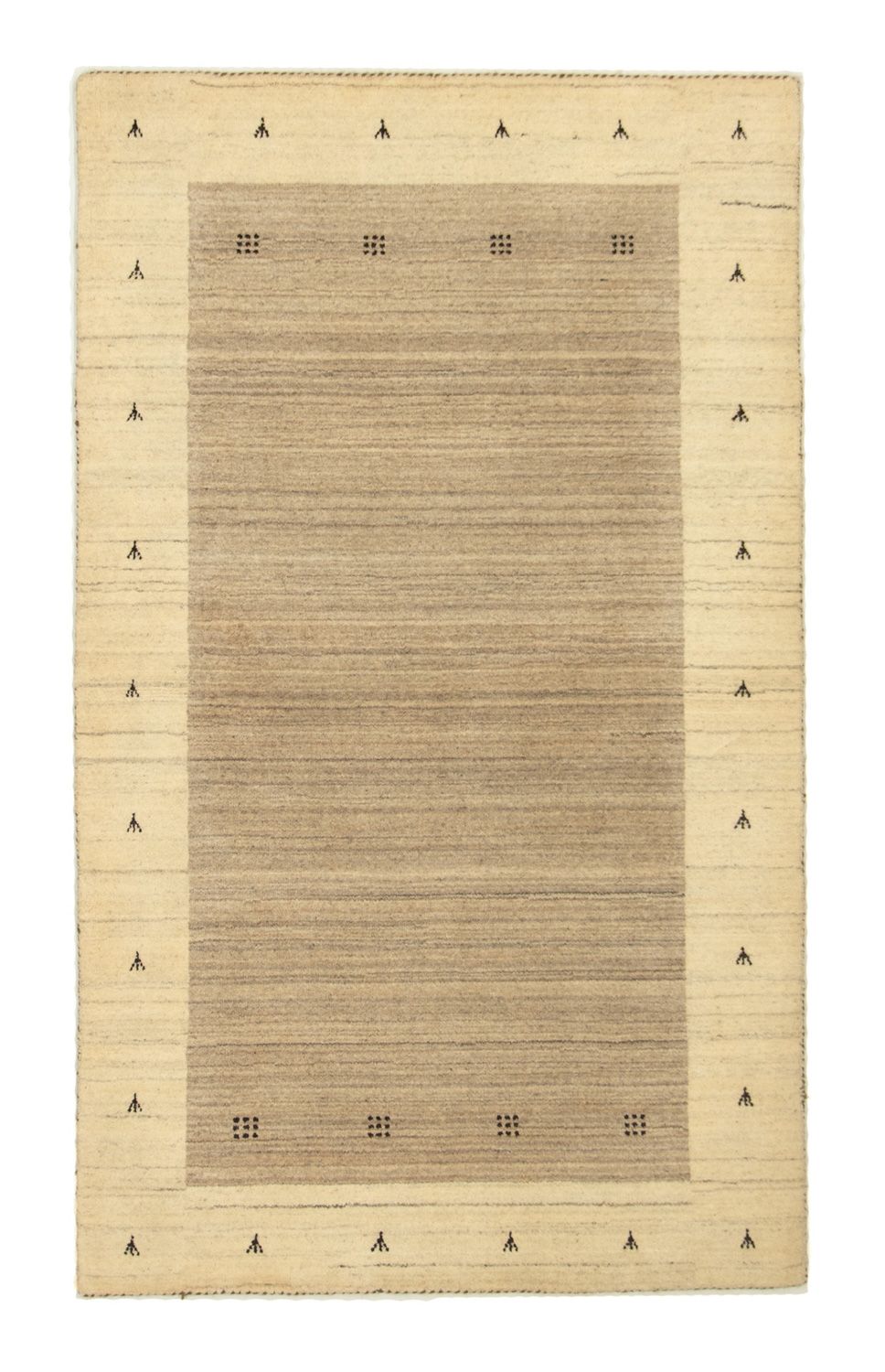Gabbeh Tapijt - Loribaft Perzisch - 160 x 90 cm - beige