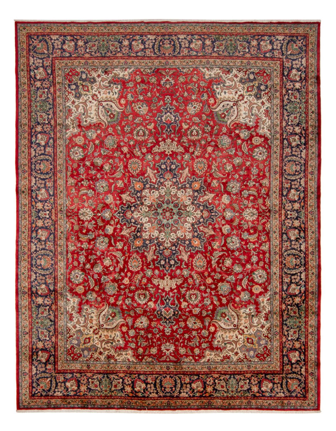 Perzisch tapijt - Tabriz - 434 x 343 cm - rood