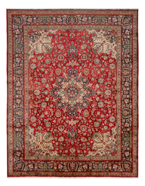 Perzisch tapijt - Tabriz - 434 x 343 cm - rood
