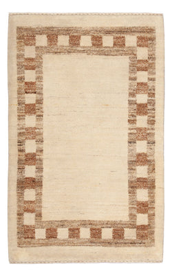 Gabbeh tapijt - Perzisch - 122 x 80 cm - beige