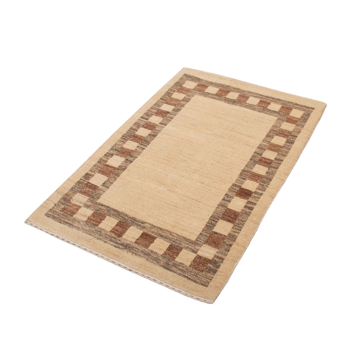 Gabbeh tapijt - Perzisch - 123 x 80 cm - beige