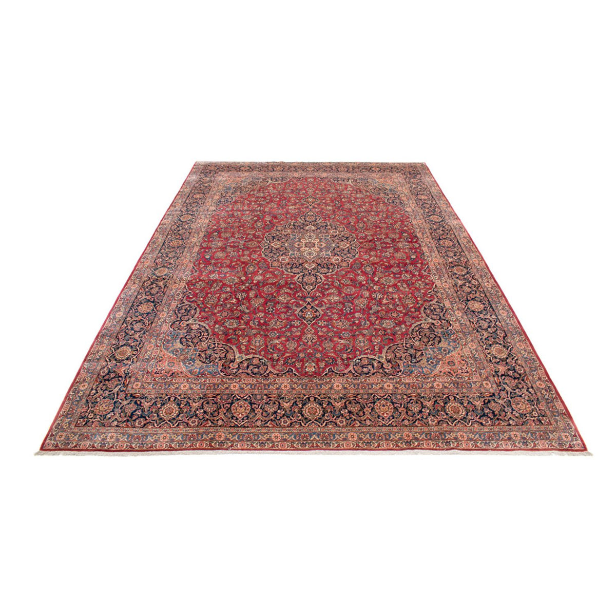 Perzisch tapijt - Keshan - 467 x 328 cm - rood