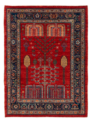 Gabbeh Tapijt - Kashkuli Perzisch - 120 x 85 cm - rood
