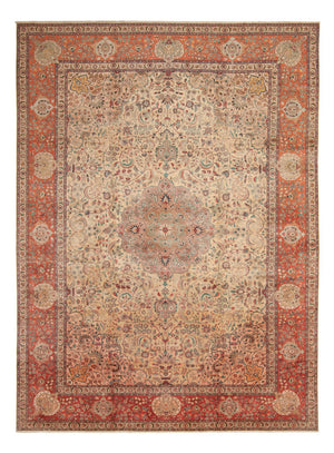 Perzisch tapijt - Tabriz - Royal - 486 x 350 cm - beige