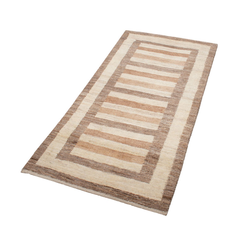 Gabbeh Tapijt - Loribaft Perzisch - 139 x 72 cm - beige