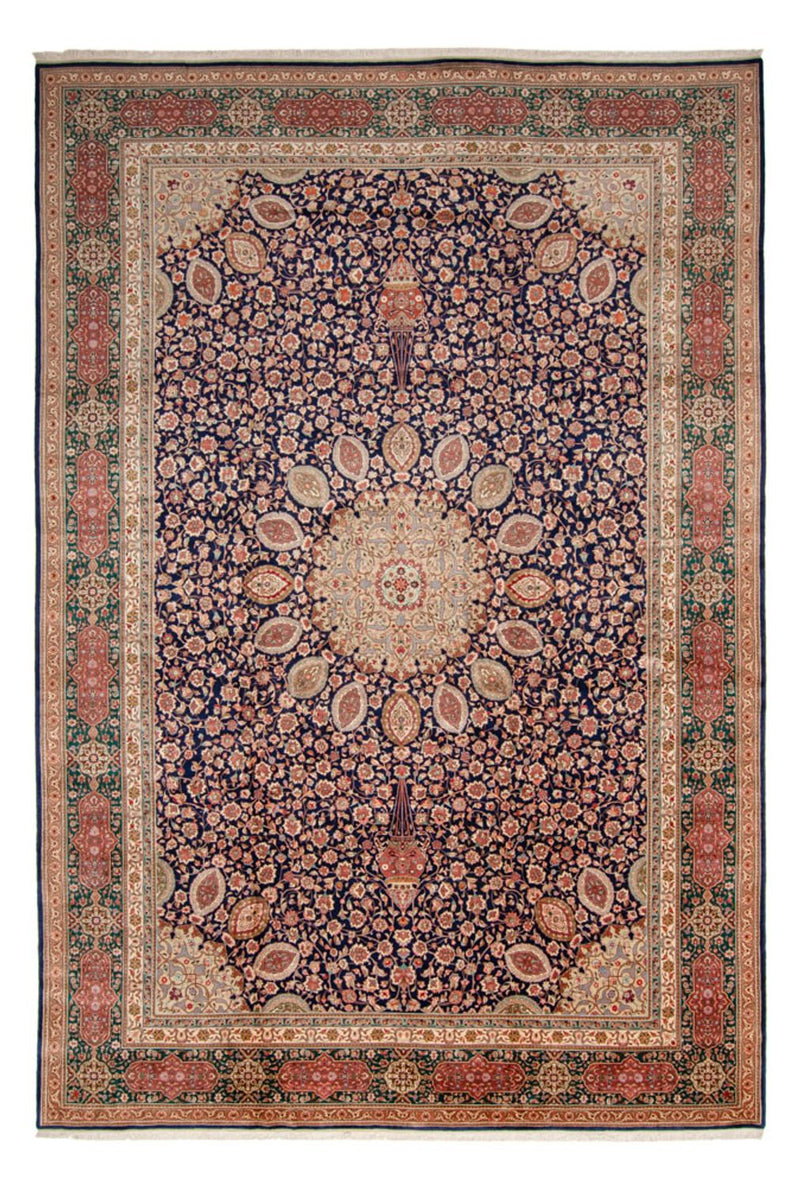 Perzisch tapijt - Tabriz - Royal - 517 x 352 cm - donkerblauw