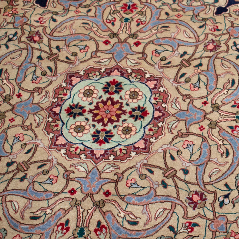 Perzisch tapijt - Tabriz - Royal - 517 x 352 cm - donkerblauw