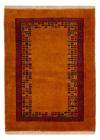 Gabbeh Tapijt - Loribaft Perzisch - 118 x 84 cm - goud