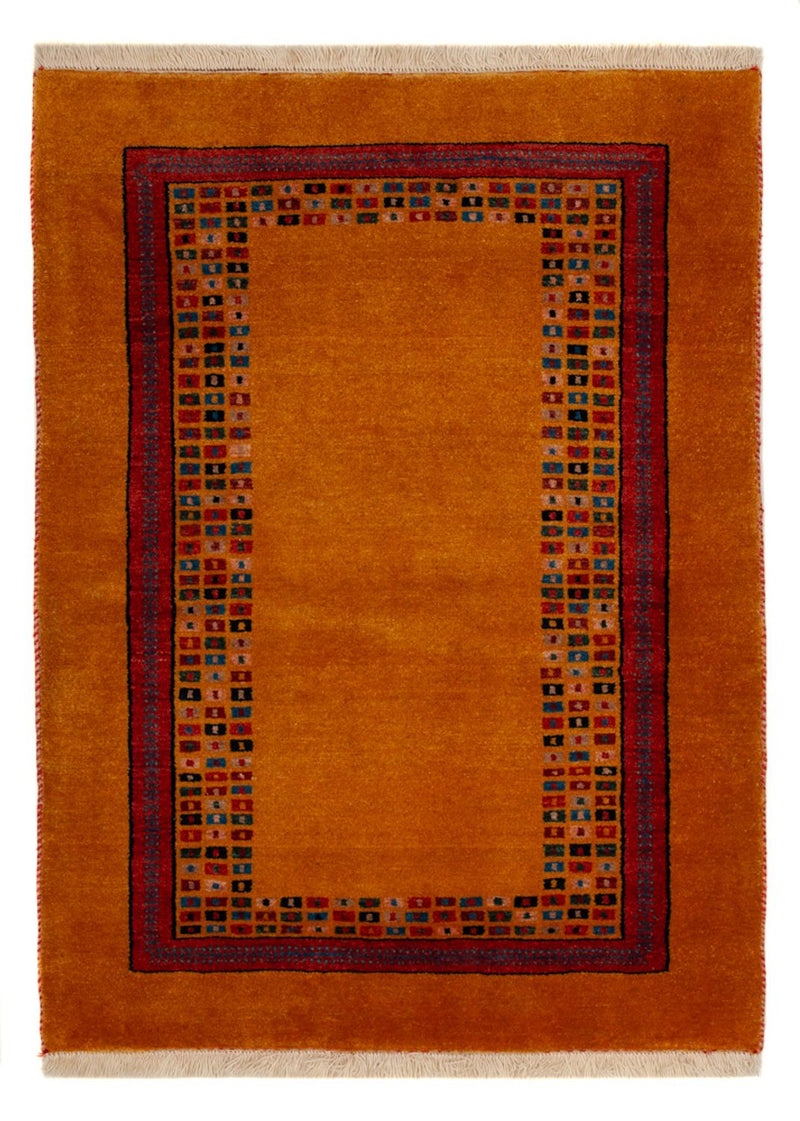 Gabbeh Tapijt - Loribaft Perzisch - 118 x 84 cm - goud