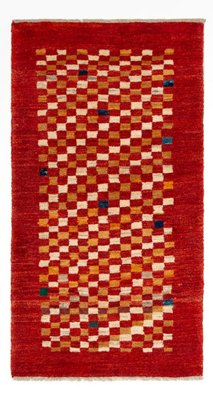 Gabbeh Tapijt - Loribaft Perzisch - 140 x 72 cm - veelkleurig