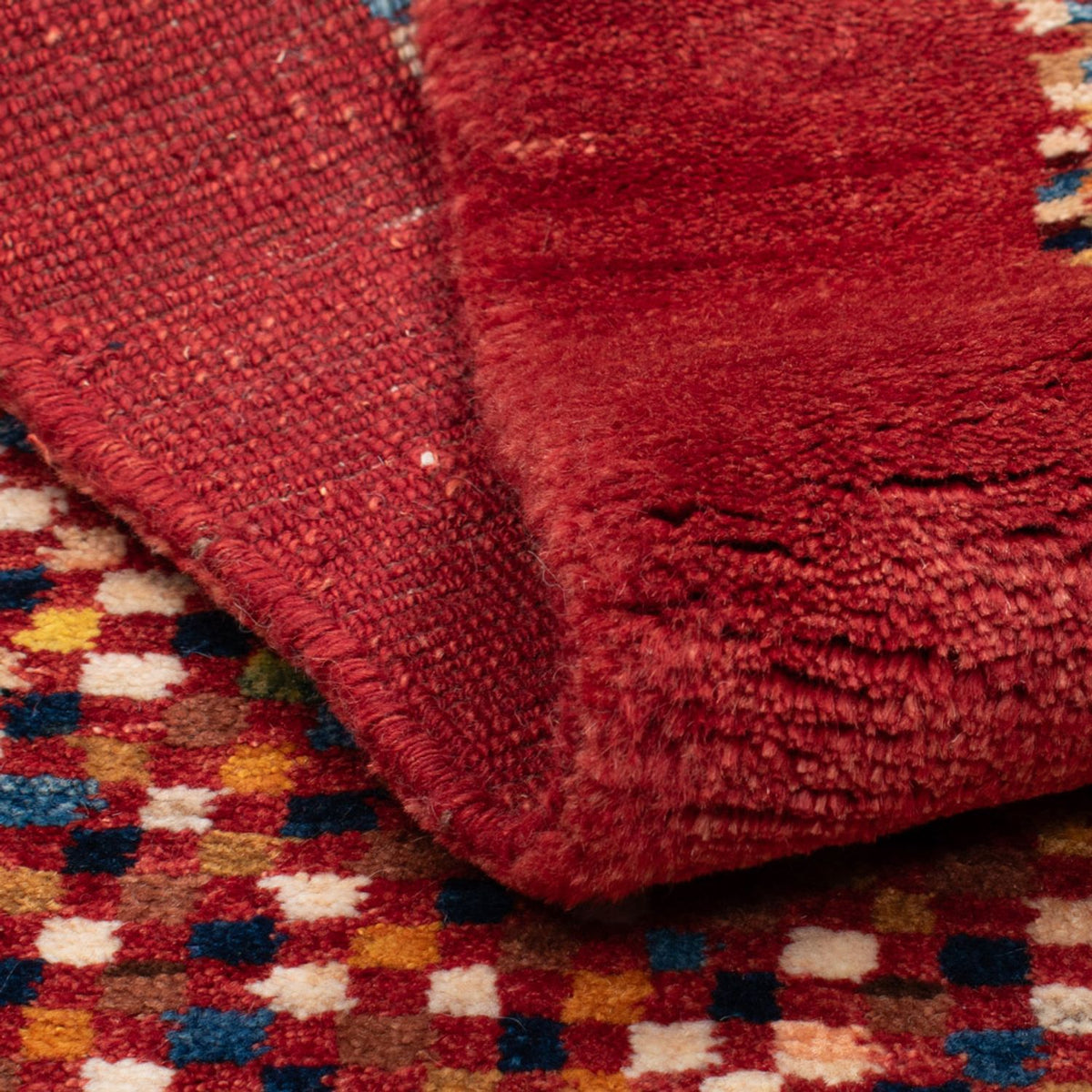 Gabbeh Tapijt - Loribaft Perzisch - 135 x 72 cm - veelkleurig