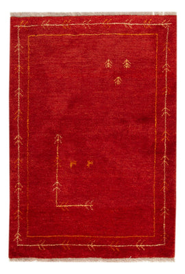 Gabbeh Tapijt - Loribaft Perzisch - 126 x 85 cm - rood
