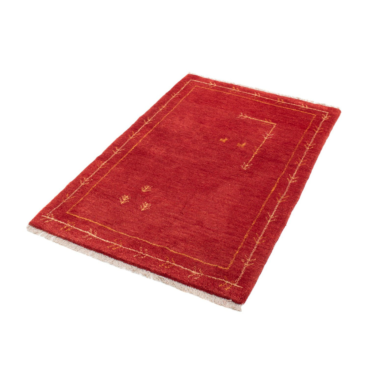 Gabbeh Tapijt - Loribaft Perzisch - 126 x 85 cm - rood