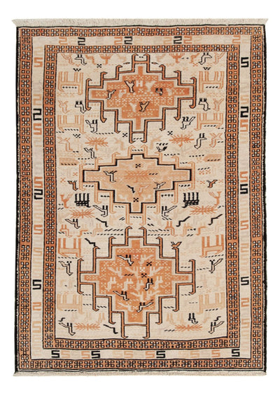 Zijden kilim Tapijt 71x100cm