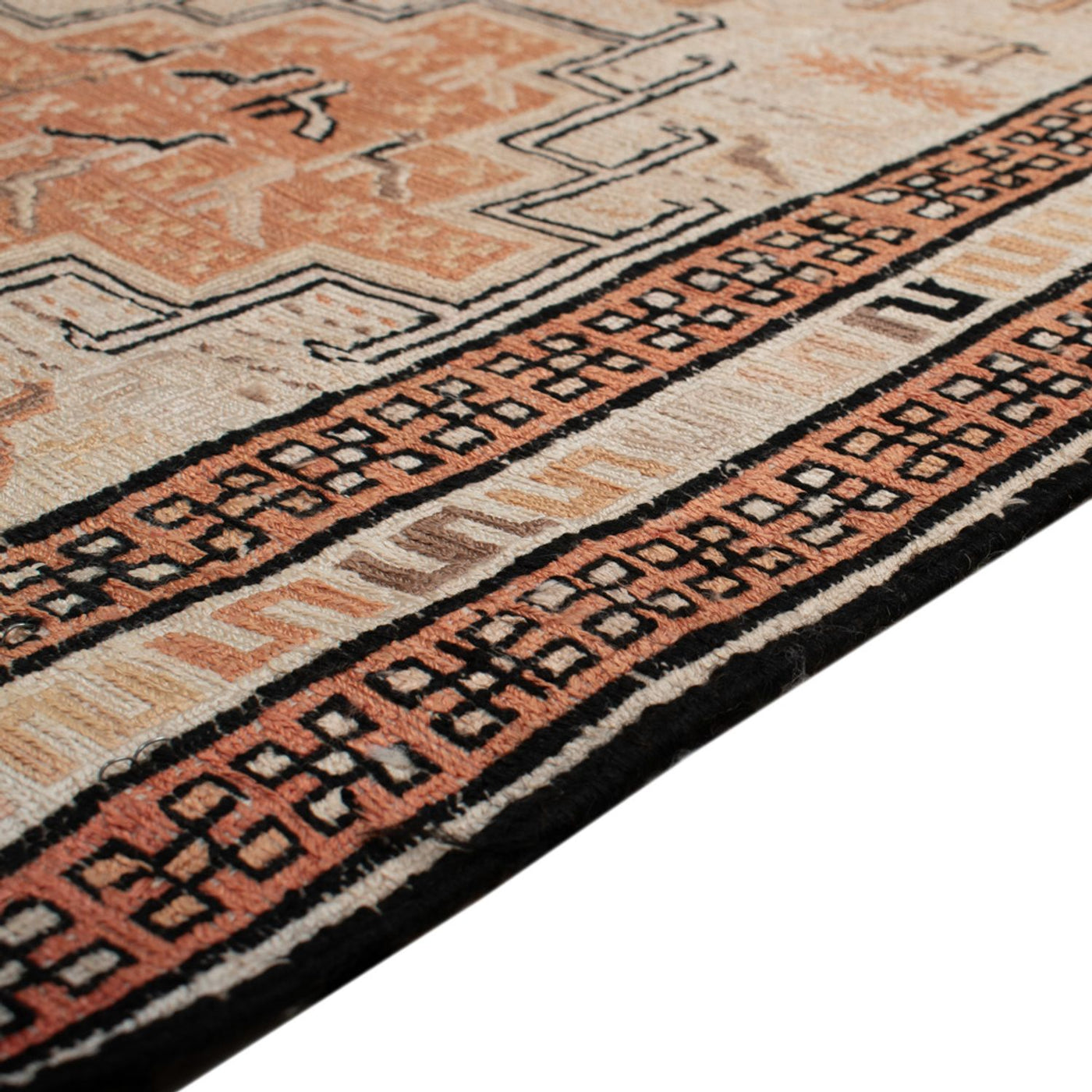 Zijden kilim Tapijt 107x63cm