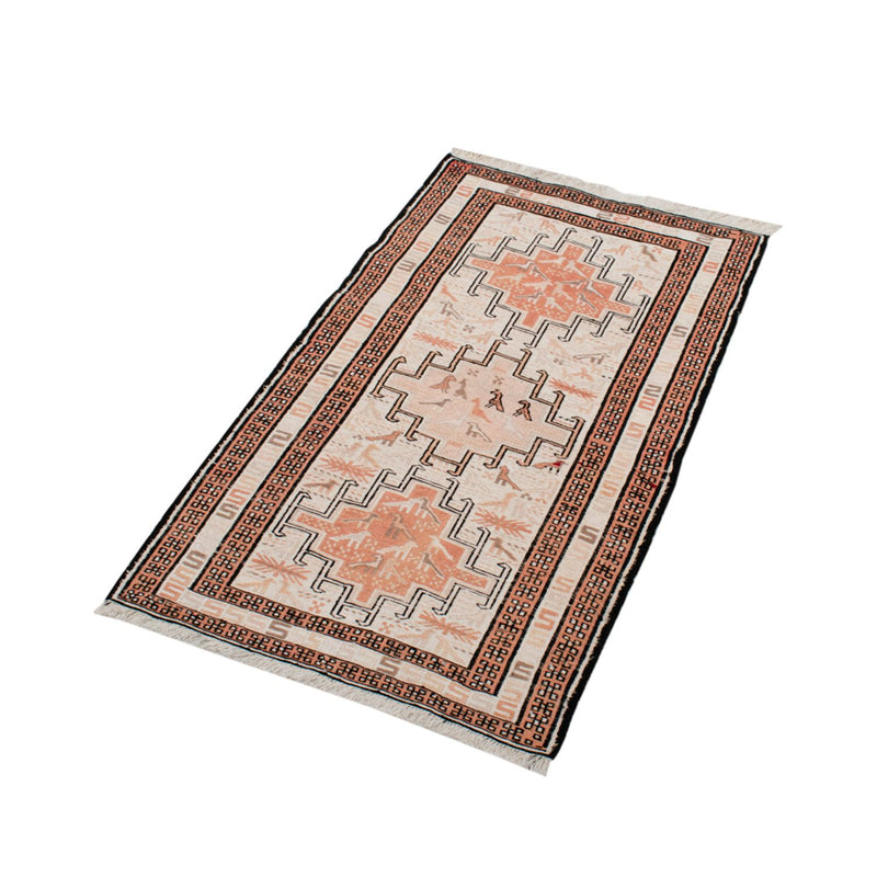 Kelim tapijt - Oosters - 103 x 62 cm - beige