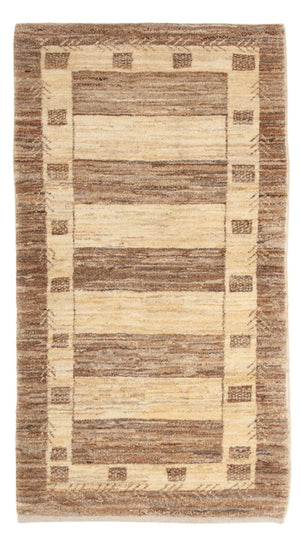 Gabbeh Tapijt - Loribaft Perzisch - 137 x 72 cm - beige
