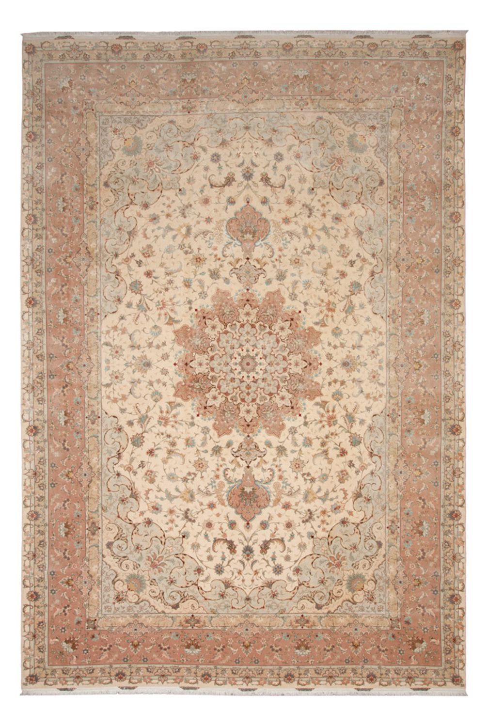 Perzisch tapijt - Tabriz - Premium - 600 x 394 cm - beige