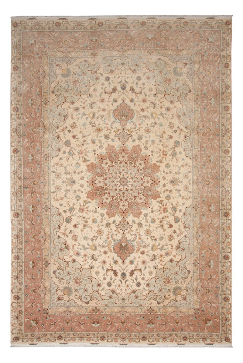 Perzisch tapijt - Tabriz - Premium - 600 x 394 cm - beige