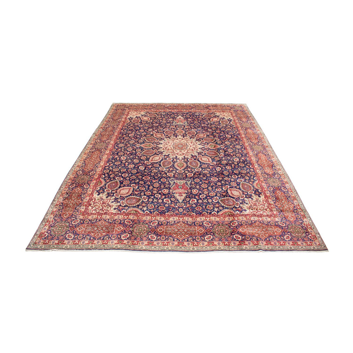 Perzisch tapijt - Tabriz - 440 x 354 cm - donkerblauw