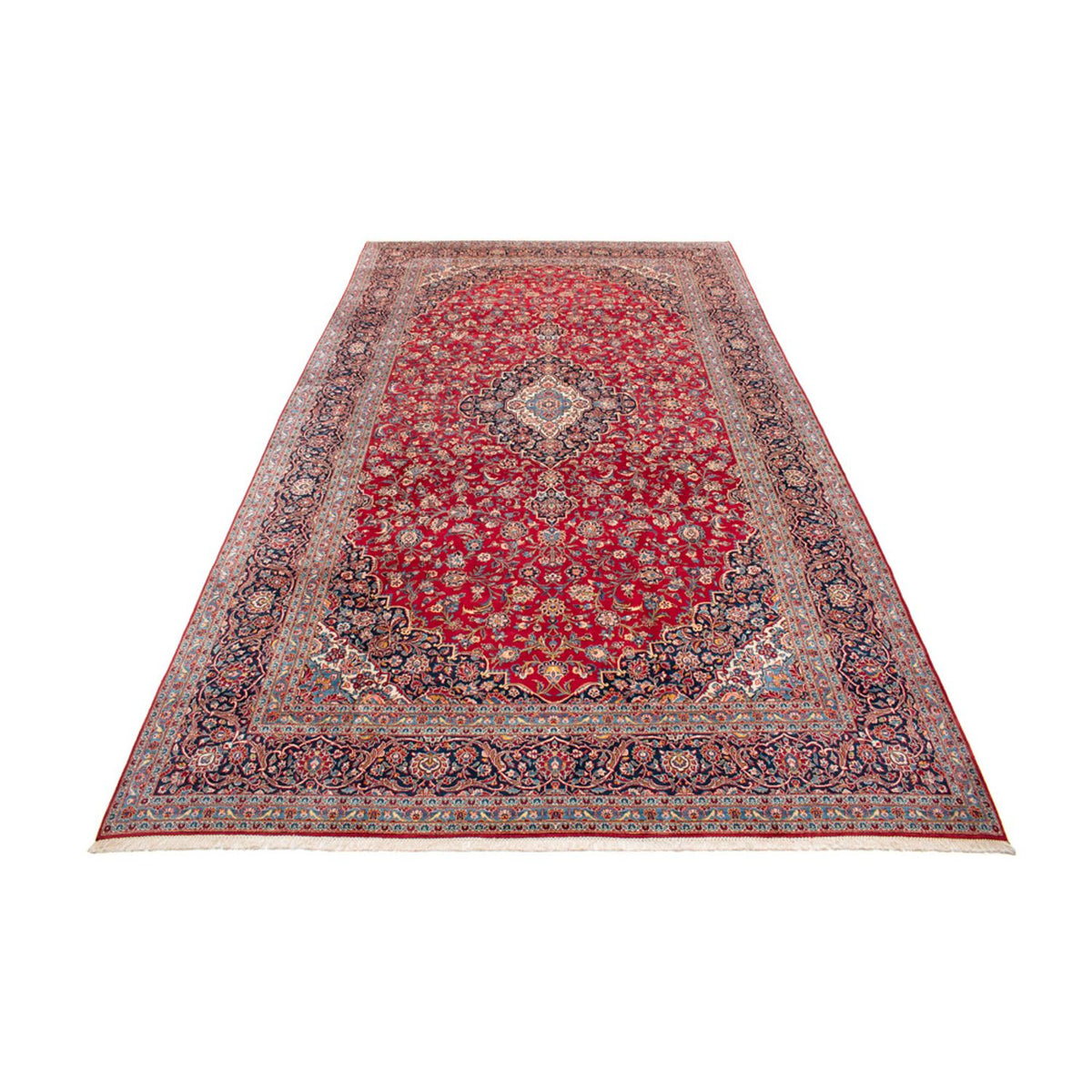 Perzisch tapijt - Keshan - 525 x 302 cm - rood