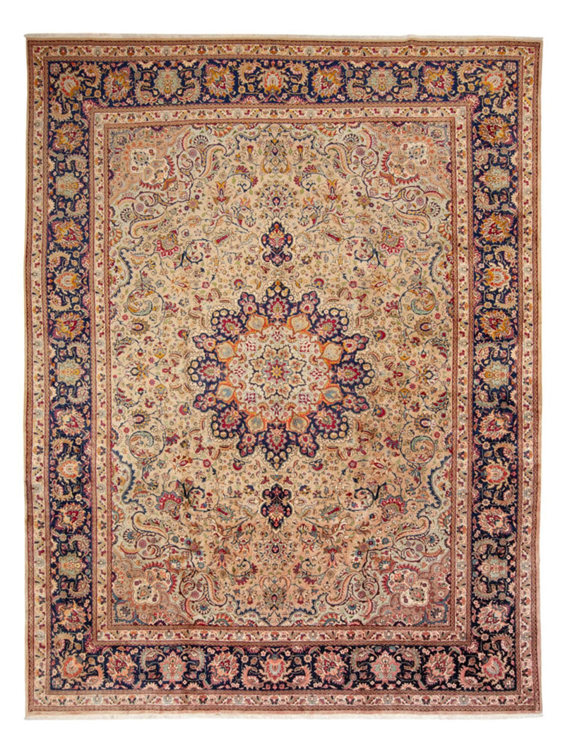 Perzisch tapijt - Tabriz - 490 x 360 cm - beige